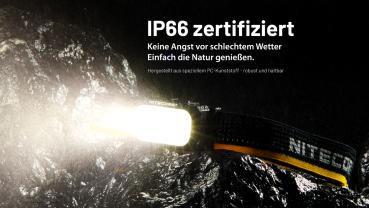 NITECORE NU25 MCT 400 LUMEN SCHWARZ